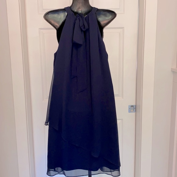 Navy blue evening dress - Picture 5 of 5